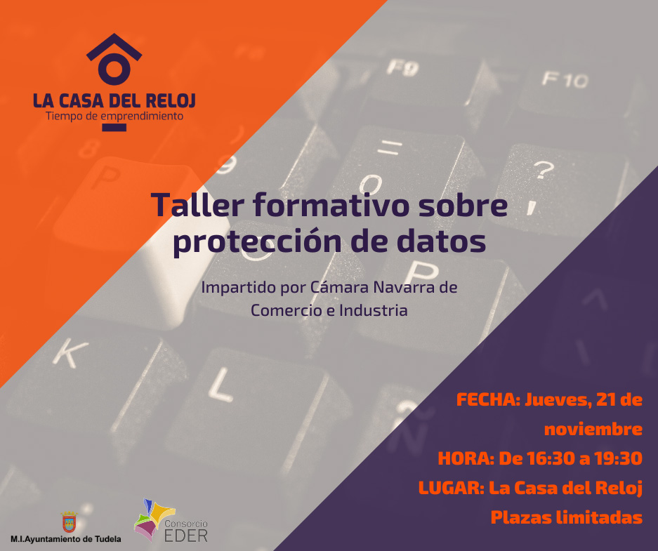 Taller formativo sobre protección de datos en la Casa del Reloj