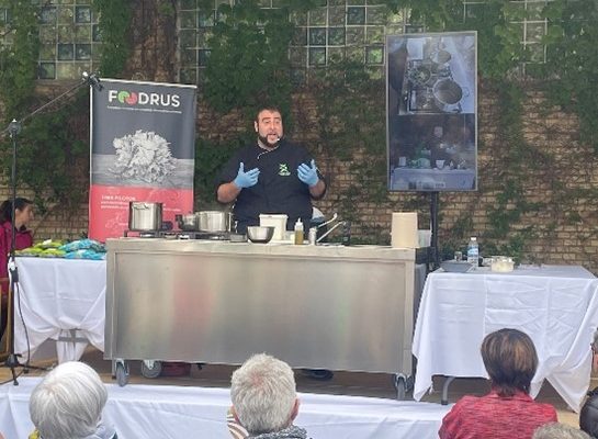 FOODRUS organiza un SHOWCOOKING en directo en la IV Feria de la Verdura y la Gastronomía celebrada por Consorcio EDER