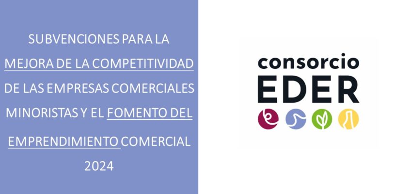 Subvenciones para la mejora de la competitividad de las empresas comerciales minoristas y el fomento del emprendimiento comercial 2024