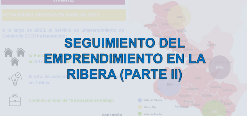 El gráfico del mes: seguimiento del emprendimiento en la Ribera (II parte)