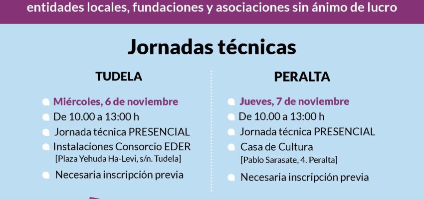 Jornadas técnicas para preparar la solicitud de ayudas Leader