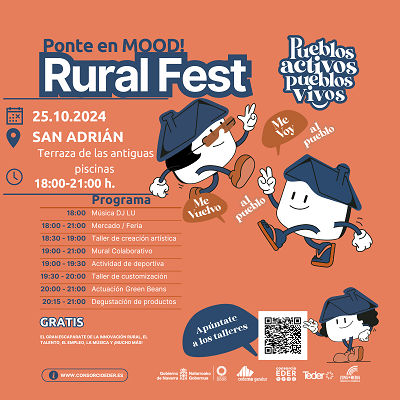 ¡Activa el RURAL MOOD y ven a disfrutar del RURAL FEST en SAN ADRIÁN este 25 de octubre!