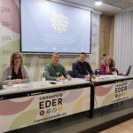 Presentación en rueda de prensa del «Pasaporte EDER», dentro del proyecto de cooperación “Pueblos activos, pueblos vivos”